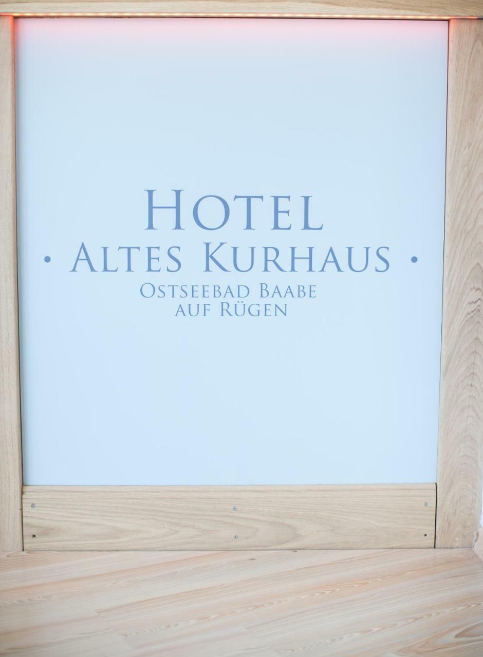 Hotel Altes Kurhaus Baabe Ngoại thất bức ảnh